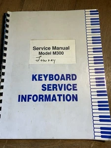 Lowrey Orgel M300 Jamboree Service Reparatur Werkstatthandbuch Schaltpläne - Bild 1 von 12