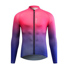 WOSAWE Racing Bike Shirts Long Sleeve Breathable Race Fit Cycling Jerseys Coat