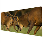 90x40cm Extra Large XXL Mouse Mat Pad Full Desk Stags Grass Green Brown