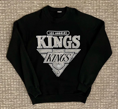 Los Angeles Kings vintage 1989 Swingster crewneck sweatshirt (size: M) Cover