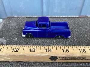 vtg. tootsietoy blue chevy cameo carrier pickup truck nice restoration - Picture 1 of 6