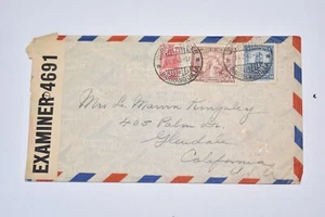 COLOMBIA INTERESTING CENSORED WWII COVER - Picture 1 of 2