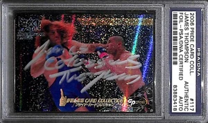 James Thompson Signed 2006 Pride FC Foil Card 117 PSA/DNA Bellator UFC Autograph - Picture 1 of 12