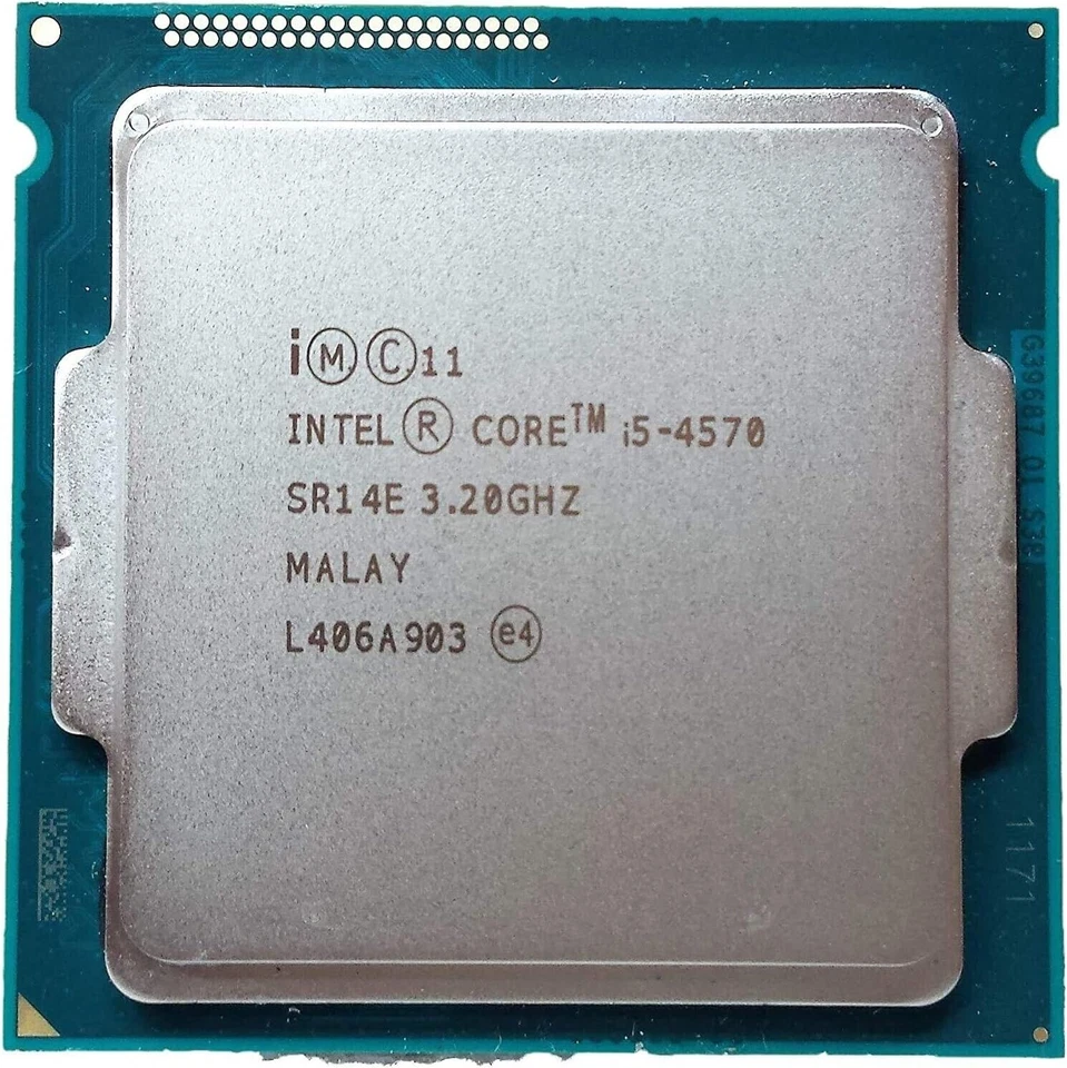 Intel Core i5-4570 SR14E 3.20Ghz Desktop Pc Processor Cpu FCLGA1150 Socket Used - Image 1 of 1