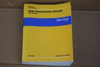 TI Texas Instruments Fatya TRansmission Ciracuits Data Book Volume 1 SLLD001A - Image 1 of 3