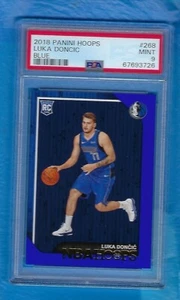 LUKA DONCIC 2018-19 PANINI HOOPS BLUE #268 PSA 9 ROOKIE CARD MAVERICKS ! - Picture 1 of 2