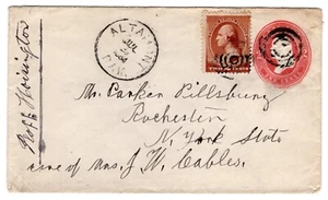 #210, U231 Altomont Dakota Territory 1884 a Rochester NY - Imagen 1 de 2