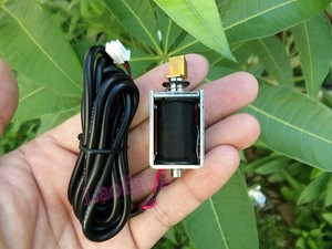 DC 6V-12V 9V Inhaled Push Pull Type Frame DC Solenoid Electromagnet Stroke 3mm