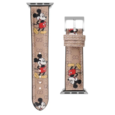 Luxury Apple watch band strap series 1 2 3 4 5 6 7 8 9 10 SE ULTRA 1 2 G Mickey - Image 1 of 4