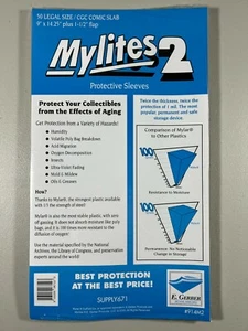 E. Gerber Mylites2 Legal/CGC (50pcs) 914M2 - Picture 1 of 1