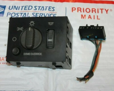 Interruptor atenuador de faros 15738843 y 15755595 99-02 Chevy GMC camioneta SUV prioridad M Foto 1 de 4