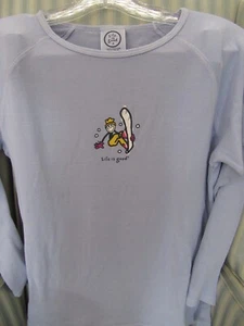 RARE!! NWT! CLASSIC LIFE IS GOOD COZY TEE "SNOWBOARD JAKE..SO SOFT AND COMFY - Picture 1 of 3