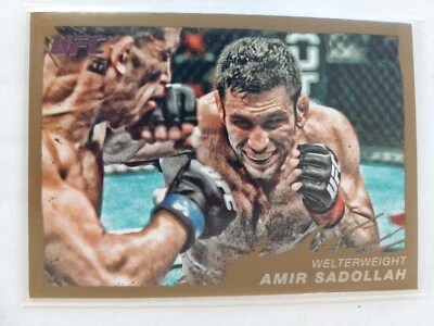 Amir Sadollah #18 2011 Topps UFC Moment of Truth Gold Parallel - Image 1 of 2