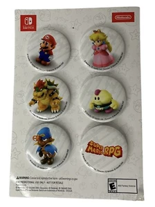Super Mario Game Stop RPG Pin Set Nintendo Switch Exclusive Sammlerstück - Bild 1 von 4