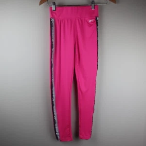Reebok Activewear Pants Ladies Sz Medium 8-10 Pink Crossfit Gym Pilates Yoga - Picture 1 of 5
