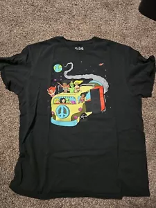 ALAB T shirt Mens L Large Aliens Bus Van Peace Sign Bikini Girls Funky Hip NWOT - Picture 1 of 3