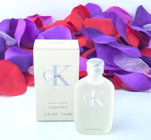 Calvin Klein cK One EDT (.5oz/15ml) Original Vintage Travel Splash Mini *NEW*  - Picture 1 of 2