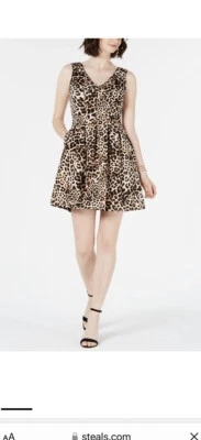 Vince camuto леопард платье 6 - Изображение 1 из 4