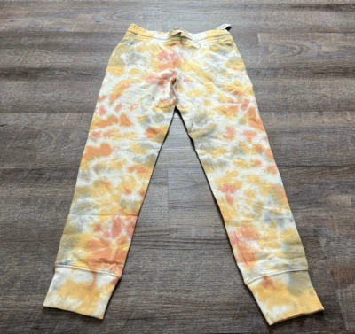 Old Navy Girls 10/12 Tie Dye Sweats Yellow/Orange K6 - Image 1 of 4