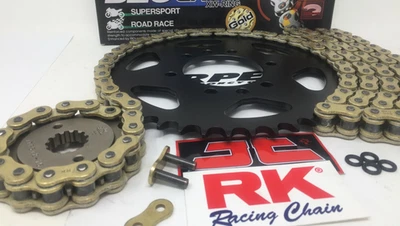 1993-98 Suzuki GSXR1100 RK 520 Racing ZXW X-Ring kit de corrente e roda dentada + cores - Imagem 1 de 4