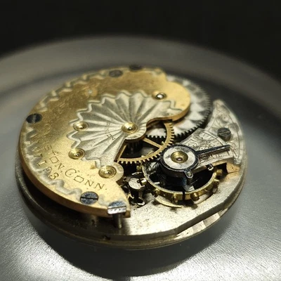 1901 Seth Thomas Model 16 6s 11j Grade 35 Hunter Pocket Watch Movement for Parts - Image 1 of 4