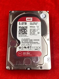 WD RED WD50EFRX-68MYMN1 NASWARE 3.0 5TB 3.5" SATA 5400 RPM HARD DRIVE - Afbeelding 1 van 4