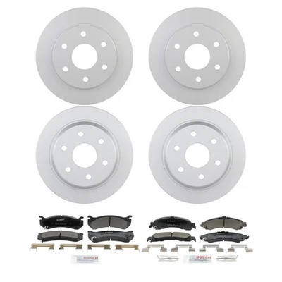 Kit de pastilhas de freio e rotor Bosch QuietCast cerâmica para 00-06 Chevrolet Tahoe - Imagem 1 de 4