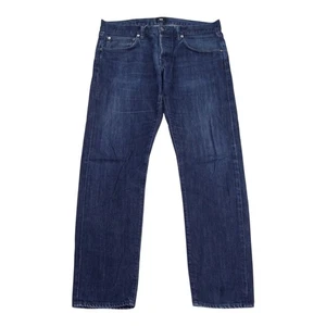Jeans Edwin Para Hombre Cintura 34 Pierna 31 Azul Algodón Denim ED55 Regular Cónico ED-55 - Imagen 1 de 9