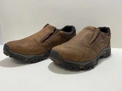 Merrell Jungle Moc J91837 Slip-On Brown Leather Shoes Men's Size 13 - Image 1 of 4