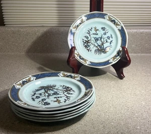 E1799~ 6 Adams Calyx Ware Ming Jade Dessert Plates 6.25" English Ironstone - Picture 1 of 5