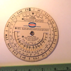 Vintage SOHIO AVIATION PRODUCTS True Course Calculator *** - Picture 1 of 4
