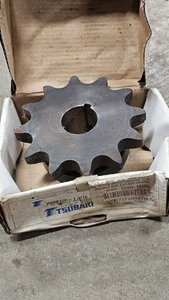 TSUBAKI H80B12F Pignone Ingranaggio Catena 12 Denti 1-3/16" FORO Tubo Mozzo B - Foto 1 di 4