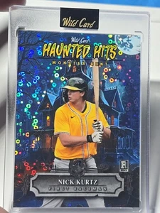 2025 Wild Card Haunted Hits Multi Sport NICK KURTZ 2/2 🔥 Disco Doughnuts  - Picture 1 of 5