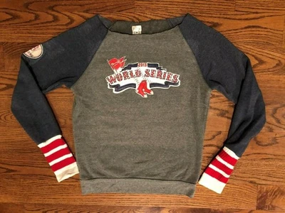 Boston Red Sox Baseball Sweatshirt 2013 World Series Tiny Turnip Bling Medium - Image 1 of 4