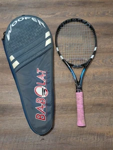 Vintage Babolat Woofer VS Drive W/Carrying Case 4 3/8 Grip - Picture 1 of 9
