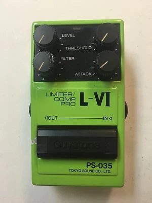 Pedal de guitarra Guyatone PS-035 Limiter Compressor Pro L-VI raro vintage MIJ Japón Foto 1 de 4