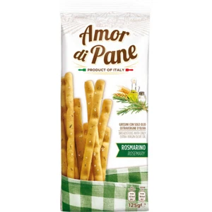 Amor di Pane knusprige Grissini mit Olivenöl und Rosmarin 125g - Bild 1 von 1