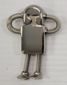 *C52) Shiny Chrome Metal Robot USB Memory Stick Flash Drive - 4GB - Picture 1 of 7