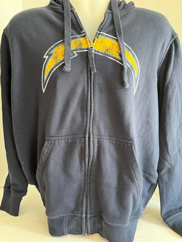 Los Angeles Chargers NFL Full Zip Hoodie/Sweatshirt Size Large Cover