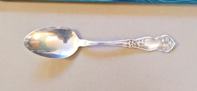 Wm Rogers & Son AA Orange Blossom Solid Serving Spoon Tablespoon 8 1/4" 1910 - Image 1 of 4