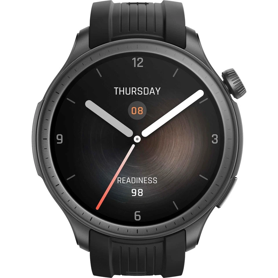 Amazfit Balance 46mm Cassa in Alluminio Nera con Cinturino Sport Nero (W2286GL2G)