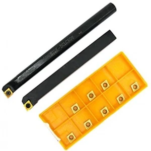 3/8 Lathe Internal Boring Bar Turning Tool Holder Gold Indexable Carbide Insert - Picture 1 of 8