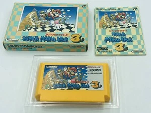 Super Mario Bros. 3 Nintendo Famicom NES Japón caja COMPLETA manual 1988 Brothers - Imagen 1 de 3