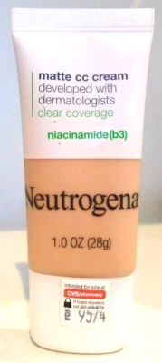 Neutrogena Flawless Matte CC Cream 1 oz SHELL 1.0 Clear Coverage Foundation - Image 1 of 2