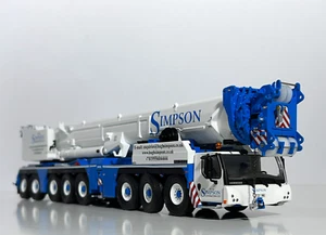 Liebherr LTM 1650-8.1 crane "Hugh Simpson LTD" WSI truck models , 1:50 scale - Picture 1 of 8