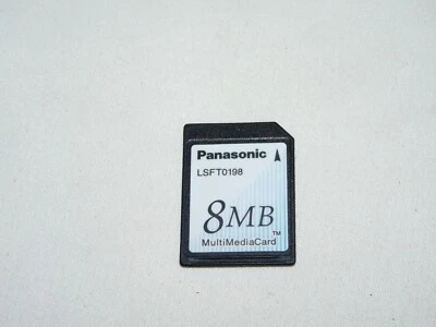 PANASONIC 8MB SD CARD FOR EARLY DIGITAL CAMERA CAMCORDER LSFT0198 - Image 1 of 2