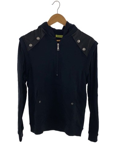 FELPA CON CAPPUCCIO VERSACE 44 COTONE Nera EB7GFB7J3 Usata