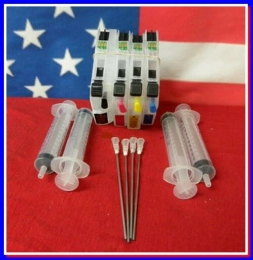 Compatible Brother XL LC20E High Yield Refillable Ink Cartridge Set - Image 1 of 1