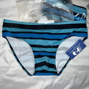 Men’s Bikini Brief Swimsuit Sea Blue, Size Medium - Picture 1 of 14