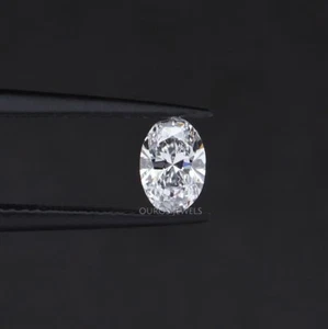 0.51 Carat Oval Cut Lab Grown Diamond Loose/ Eco Friendly Loose Diamond for Love - Picture 1 of 10